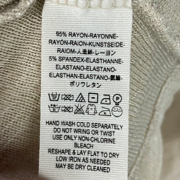 Free People Almond Miss Rose Tunic Blouse Size Small Sweater Top Long Sleeve Tee - Picture 6 of 9